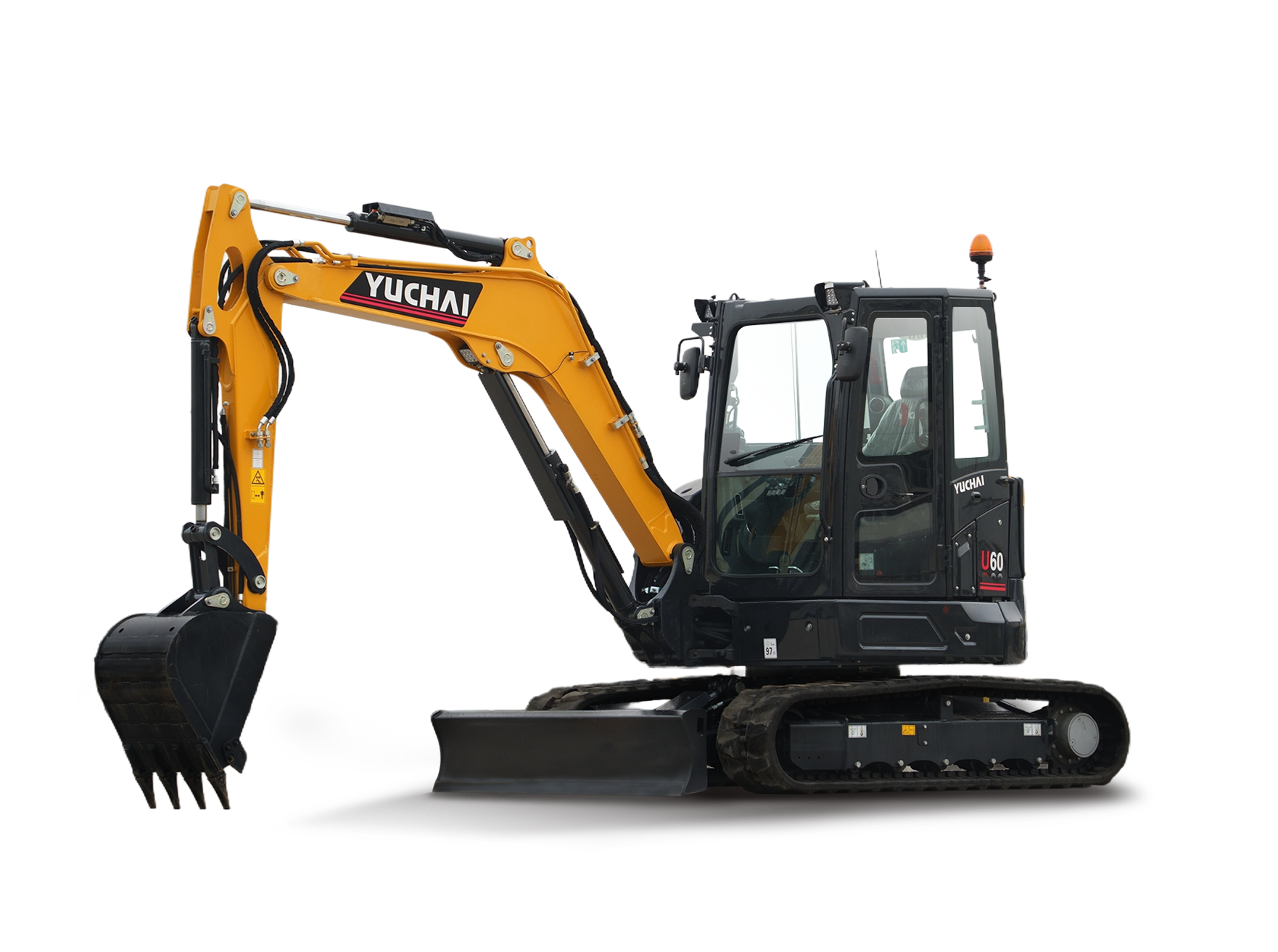 Yuchai U60 Zero Tail Mini Excavator