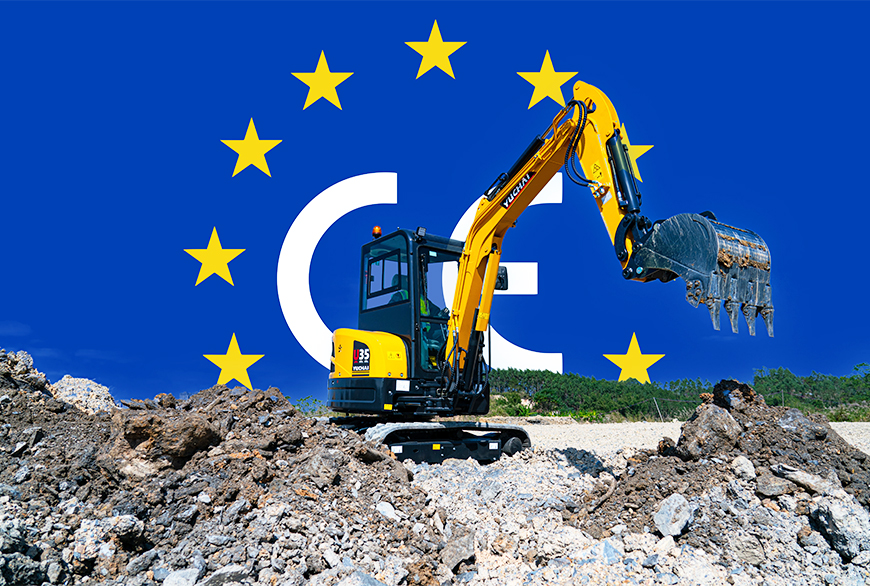 Access Guide for Chinese Compact Excavators to the European Market: Core Certification Compliance