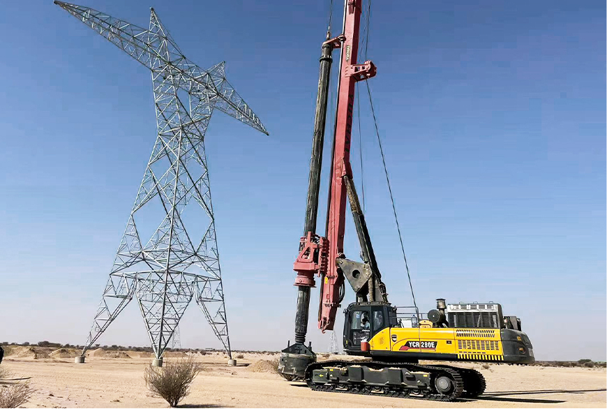 Yuchai YCR280E Rotary Drilling Rig: New-Look Model Makes Overseas Debut in Saudi Arabia