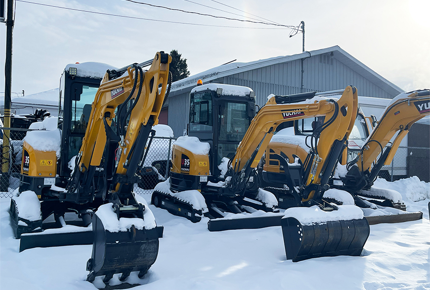 Yuchai U35 Zero-Tailed Mini Excavator Canadian Customer Case