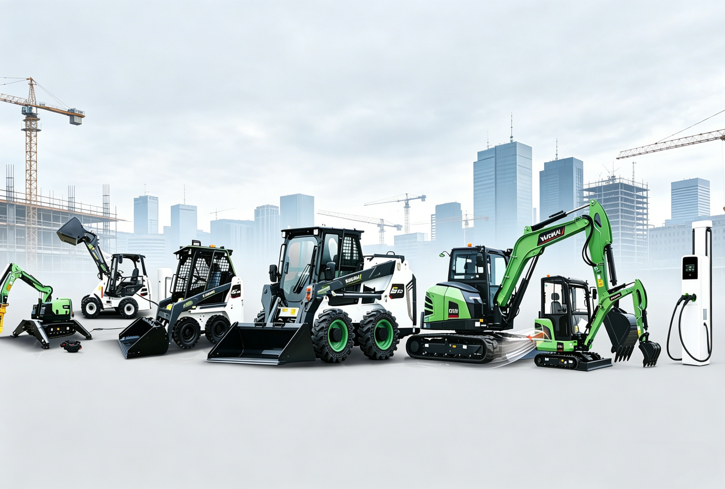 Déport zéro, électrification, intelligence : trois grandes tendances des engins de construction compacts