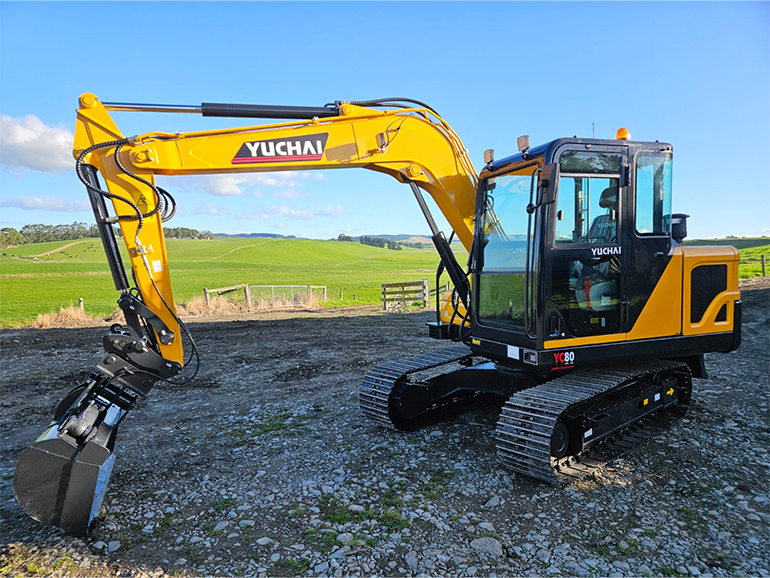 YC80 Excavator Delivered to Canada, Expanding Yuchai's Presence in Developed Markets
