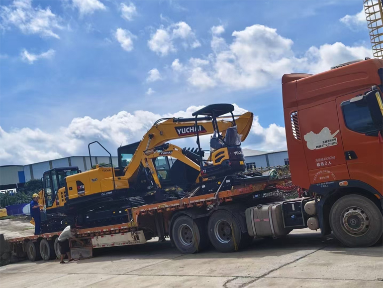 Yuchai Excavators Shipped, Demonstrating Strong Market Vitality