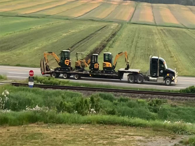 Yuchai Excavators Shipped, Demonstrating Strong Market Vitality
