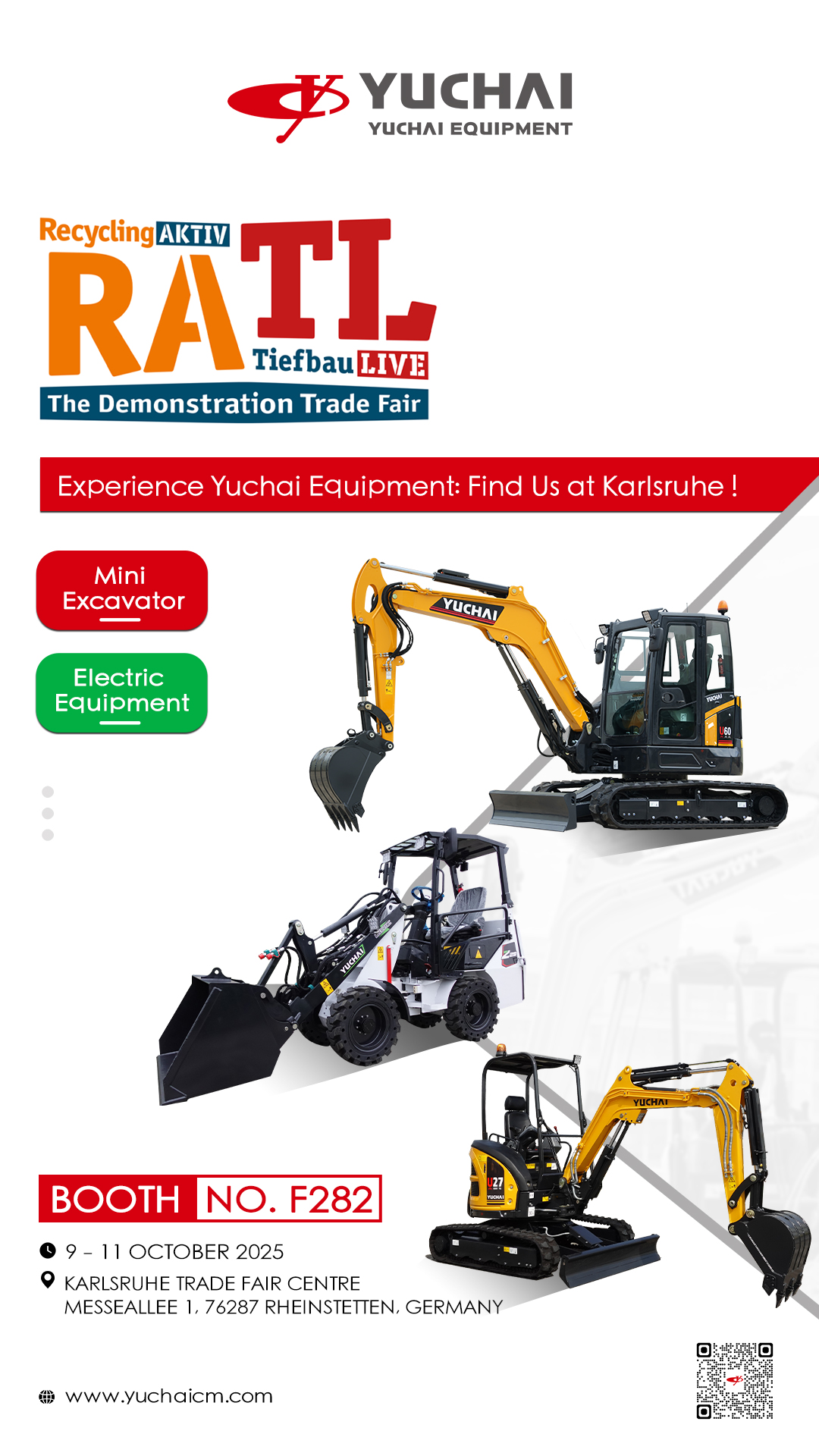 Yuchai invites you to the RATL exhibition in Germany