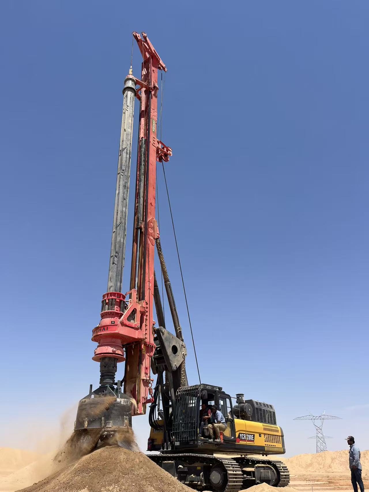 Yuchai YCR280E Rotary Drilling Rig: New-Look Model Makes Overseas Debut in Saudi Arabia Yuchai YCR280E Rotary Drilling Rig: New-Look Model Makes Overseas Debut in Saudi Arabia