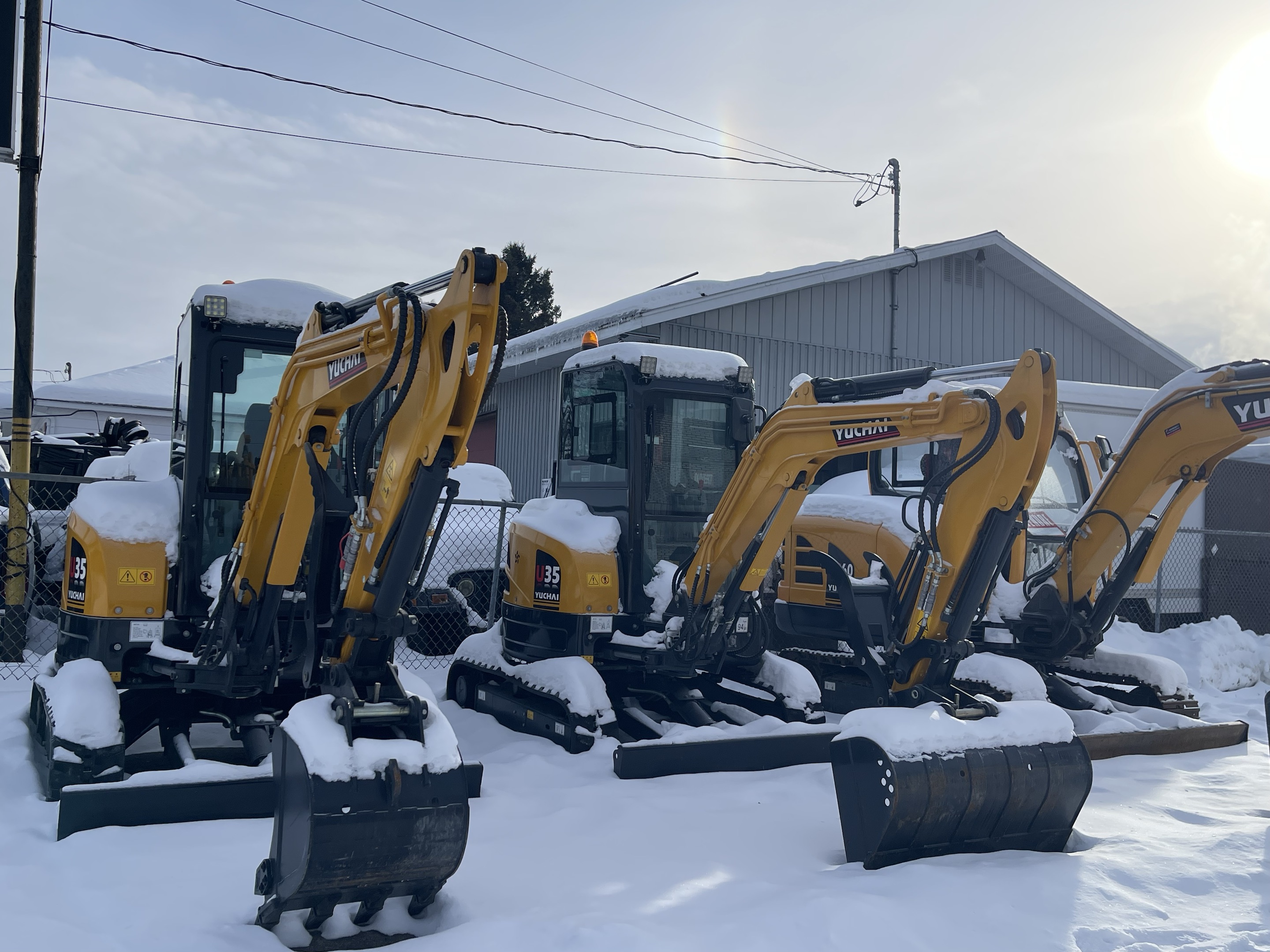 Yuchai U35 Zero-Tailed Mini Excavator Canadian Customer Case