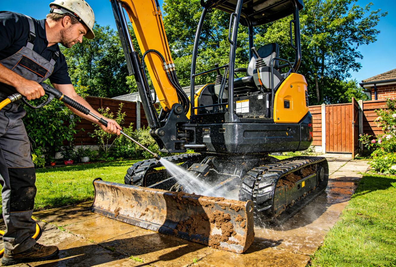 Uma dica para prolongar a vida útil da escavadeira: manutenção do chassi