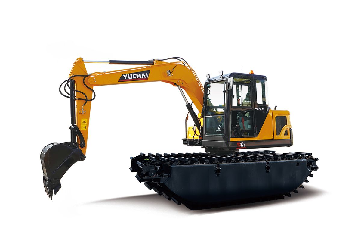 Excavateur amphibie YC80S