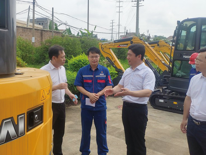 Mayor of Yulin city, Mr. Bai Songtao visited Yuchai HI for RCEP agreement implementation